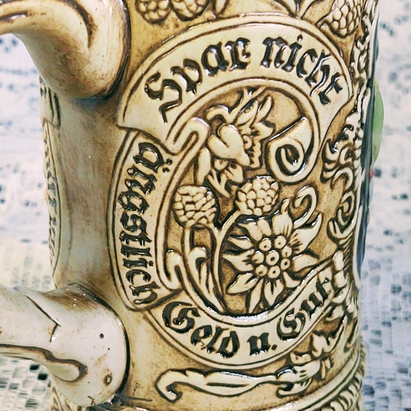 VINTAGE COLLECTIBLE CERAMARTE GERMAN BEER STEIN TAVERN SCENE - Picture 12 of 15